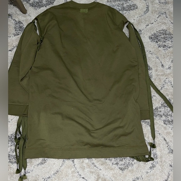 Fenty X Puma Rihanna Boho Tie sleeve Sweatshirt /Dress NWOT - Picture 5 of 14